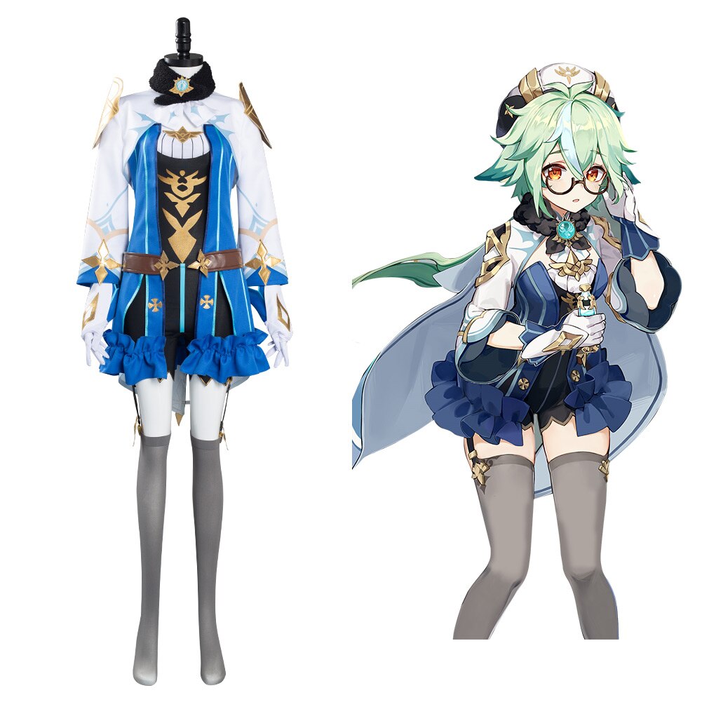Genshin Impact Cosplay Sucrose Cosplay Costume Outfit   ҷ īϹ Ʈ